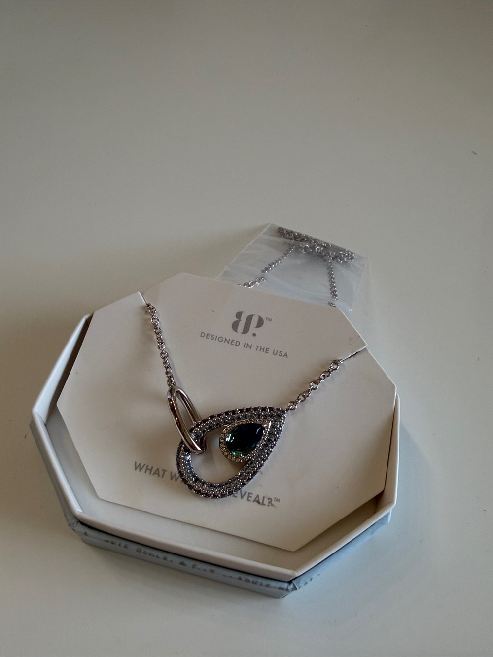 BP Pear Drop Romance necklace